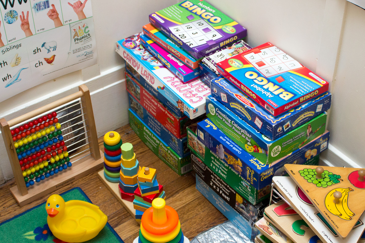 Games, puzzles & counting — inside the Shining Stars classroom.
